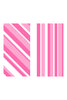 Pink Striped Quick Dry Reversible Pool Towel