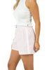 Light Pink Plaid Women's Boxers - Katydid.com