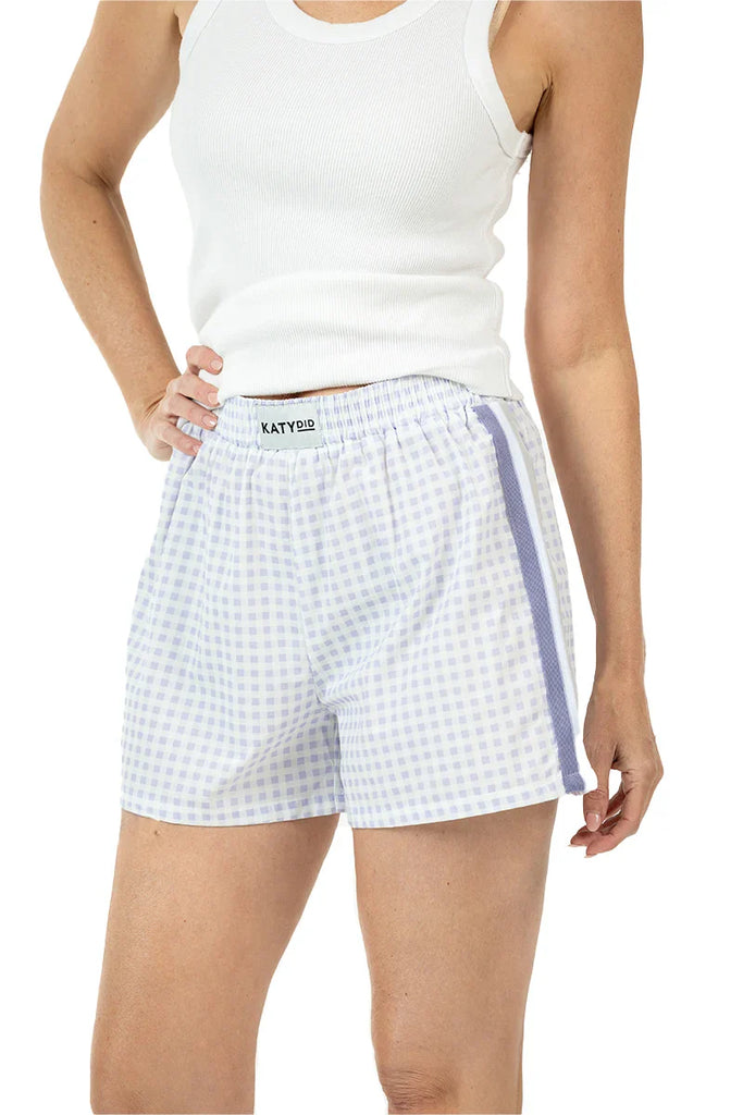 Light Purple Boxers Plaid - Katydid.com
