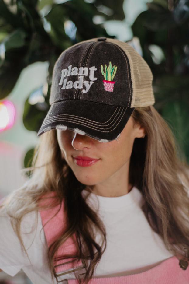 Planty Lady Cute Trucker Hat