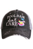 Pool Hair Don't Care (SWAN FLOAT) Trucker Hat