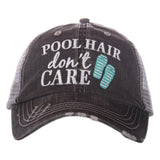 Pool Hair Don't Care Trucker Hat