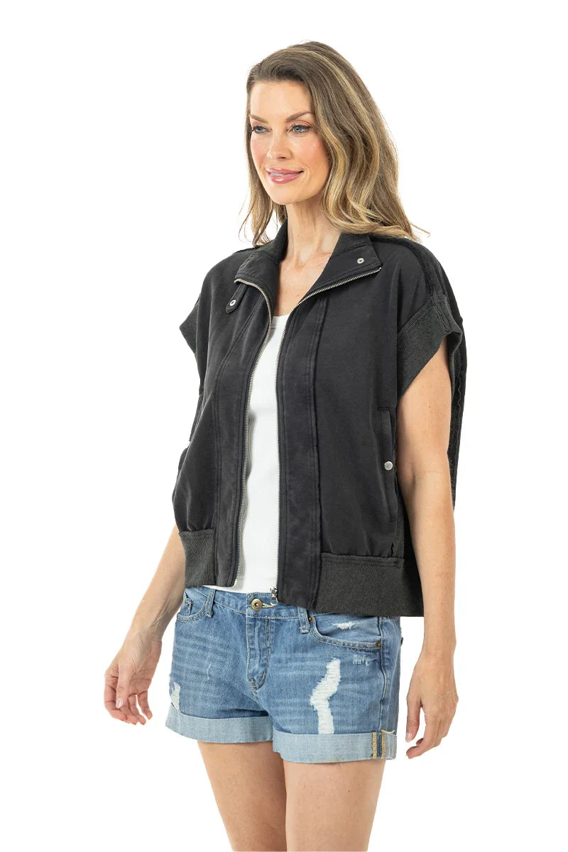 Black Women's Vest Lightweight