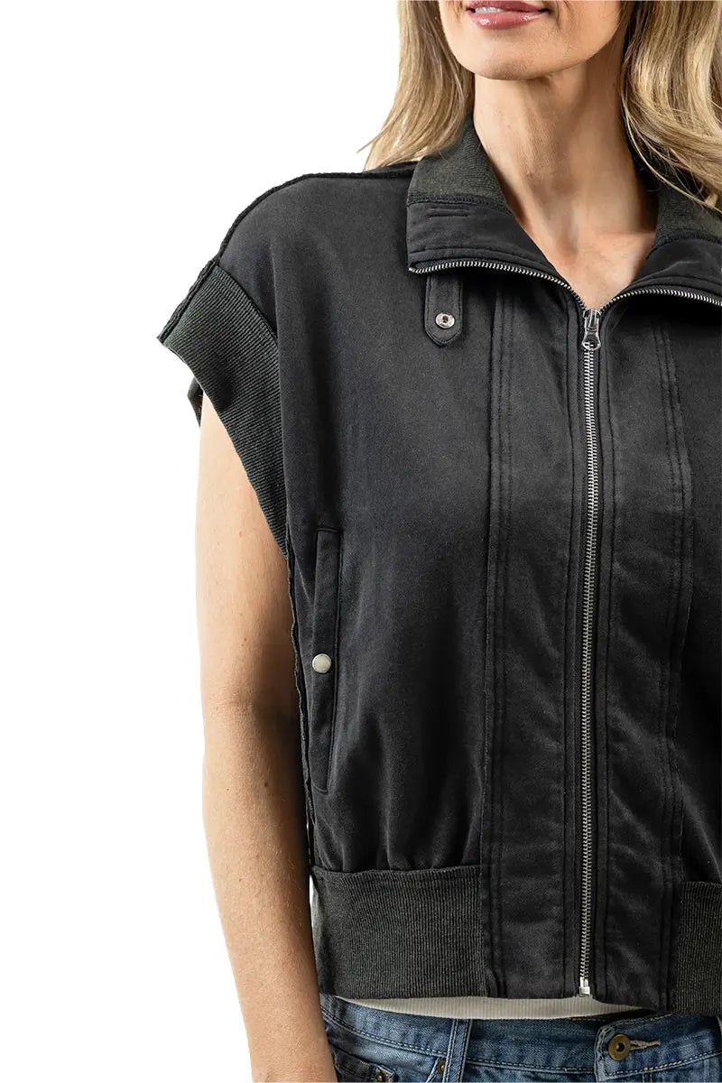 Black Women's Vest Lightweight