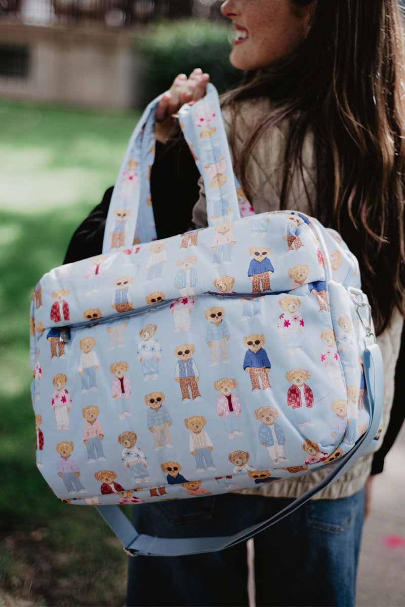 Teddy Bears Duffle Weekend Travel Bag