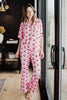 Cherry Bow Repeat Pajama Pants Set