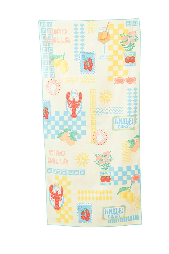 Italian Summer Reversible Quick Dry Towel - Katydid.com