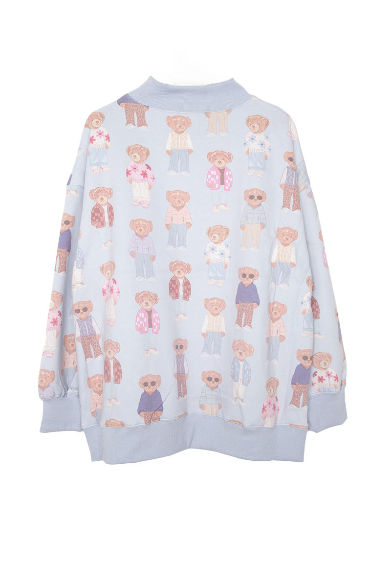 Teddy Bears Printed Sweatshirt | Women's Sweatshirts | Shop Katydid