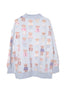 Teddy Bears Printed All Over Sweatshirt