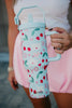 XO Cherries Valentine's Day Tumbler with Lid Handle