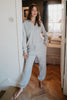 Gray Scuba Pants Lounge Set
