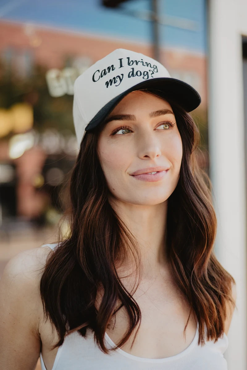 Can I Bring My Dog? Vintage Trucker Cap