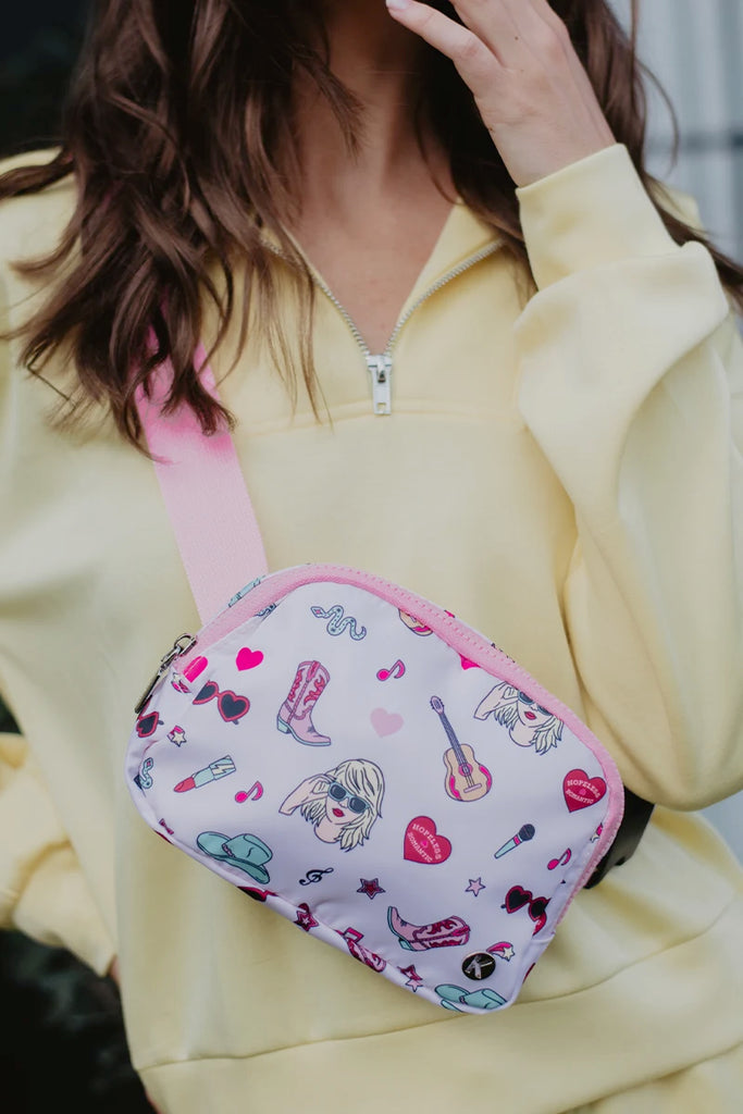Music Girl Icons Belt Bag