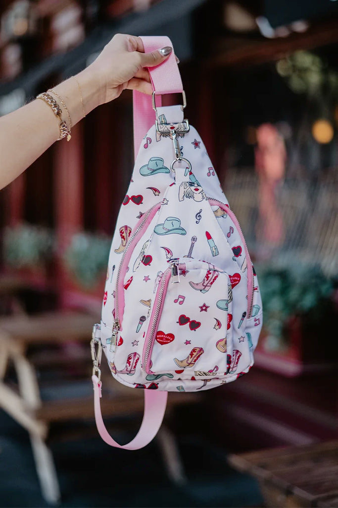 Music Girl Icons Sling Bag