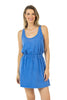 Blue Garment Washed Mini Dress - Katydid.com