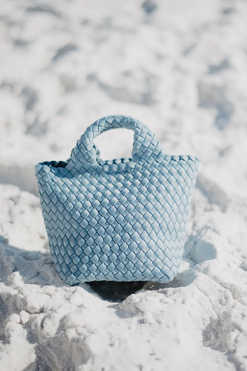 Light Blue Neoprene Bucket Bag