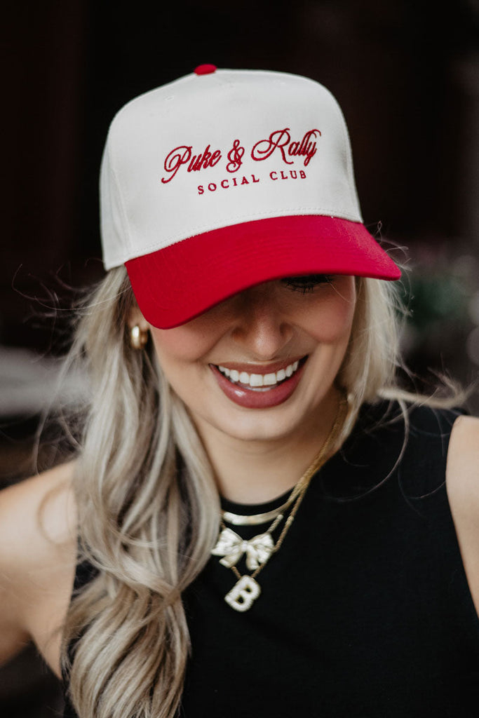 Puke & Rally Social Club Two-Toned Vintage Hat