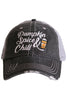 Pumpkin Spice and Chill Trucker Hat