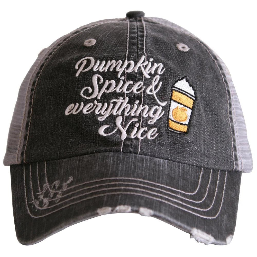 Katydid Pumpkin Spice and Everything Nice Trucker Hat - Katydid.com