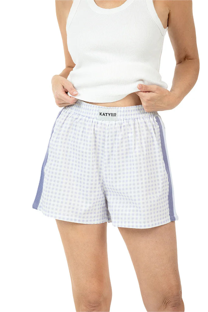 Light Purple Boxers Plaid - Katydid.com