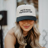 Put It On My Boyfriend's Tab Two-Toned Vintage Hat