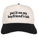 Put It On My Boyfriend's Tab Two-Toned Vintage Hat