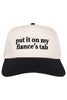 Put It On My Fiance's Tab Two-Toned Vintage Hat