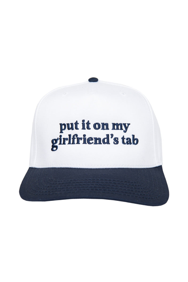 Put It On My Girlfriend's Tab Two-Toned Hat