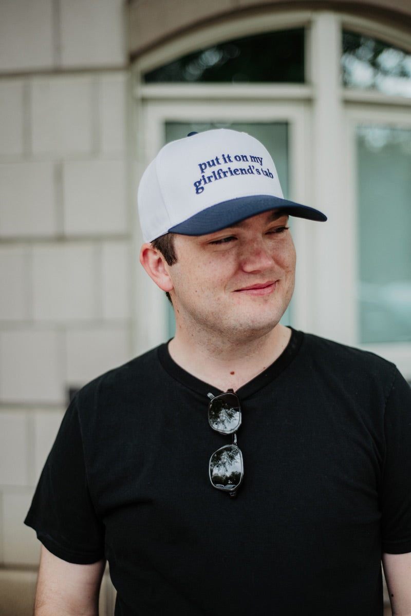 Put It On My Girlfriend's Tab Two-Toned Hat