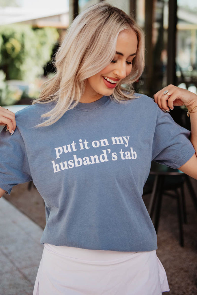 Put It On My Husband's Tab T-Shirt