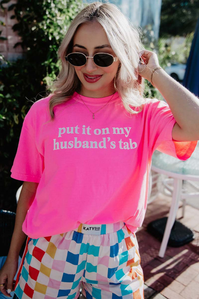 Put It On My Husband's Tab T-Shirt