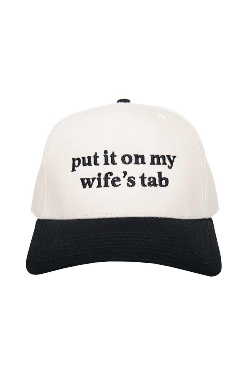 Put It On My Wife's Tab Vintage Trucker Hat - Katydid.com