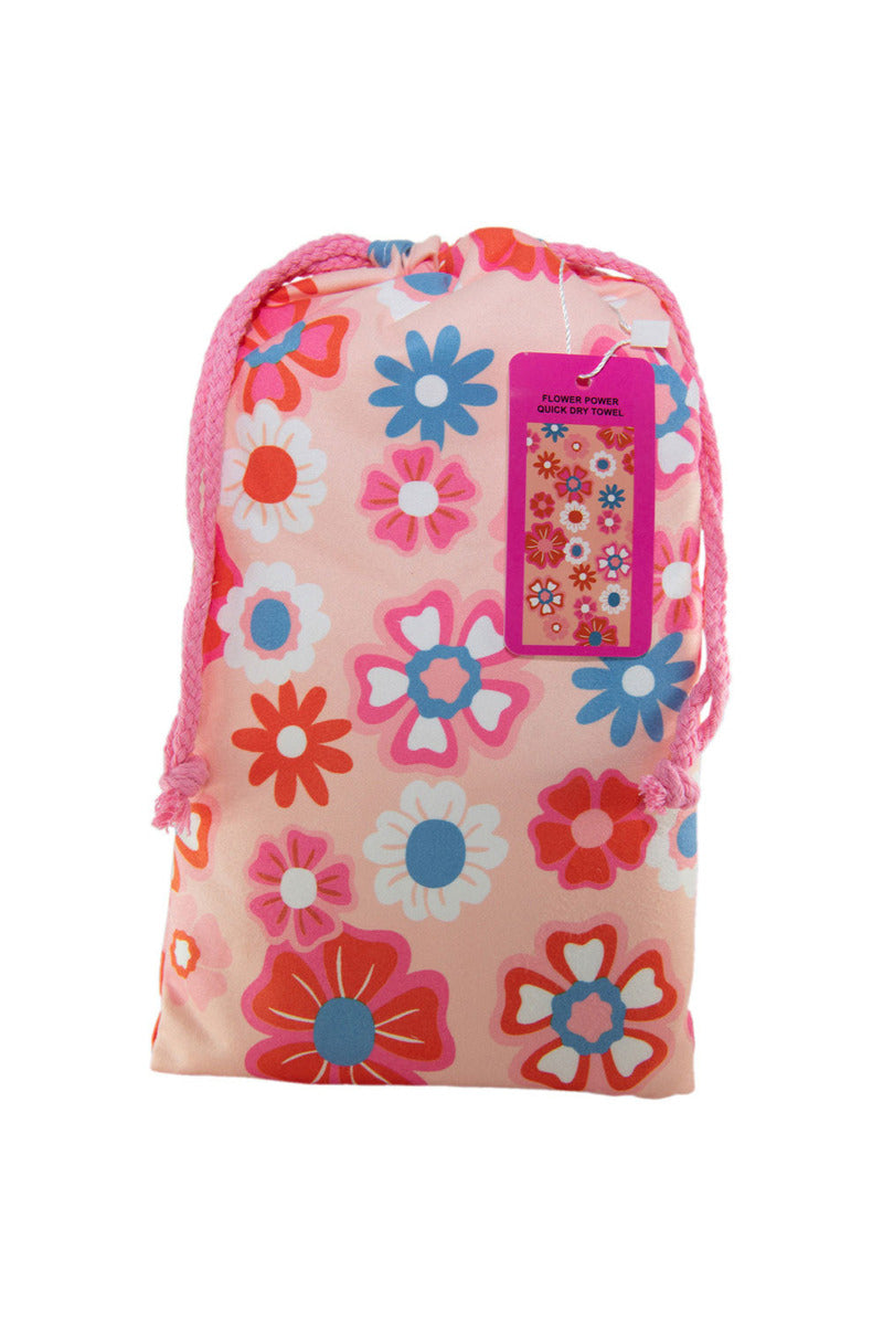 Flower Power Reversible Quick Dry Towel