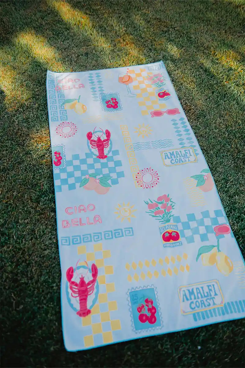 Italian Summer Reversible Quick Dry Towel - Katydid.com
