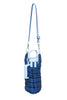 Navy Two-Toned Quilted Water Bottle Purse - Katydid.com