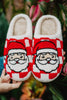 Santa Red Checkered Cozy Slippers