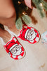 Santa Red Checkered Cozy Slippers