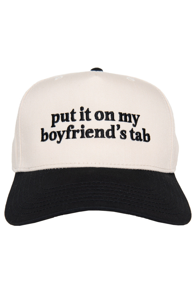 Put It On My Boyfriend's Tab Two-Toned Vintage Hat