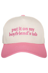 Put It On My Boyfriend's Tab Two-Toned Vintage Hat