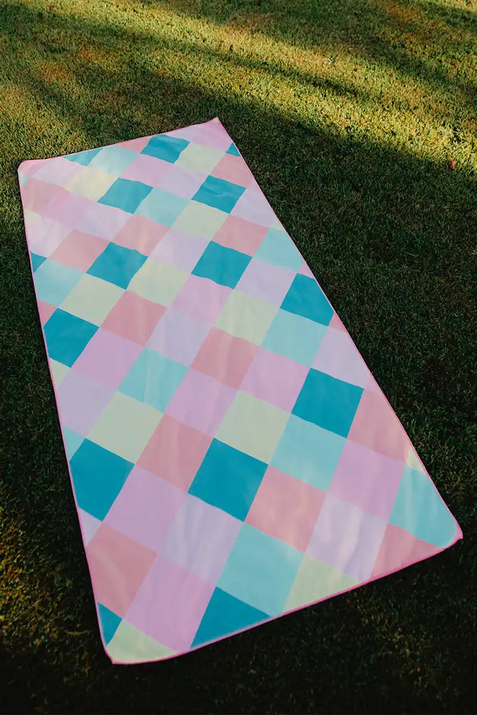 I'm Nicer When I'm Tan Reversible Pool Towel - Katydid.com