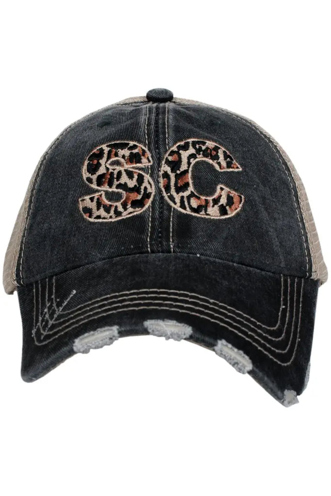 SC South Carolina Leopard State Women's Hat