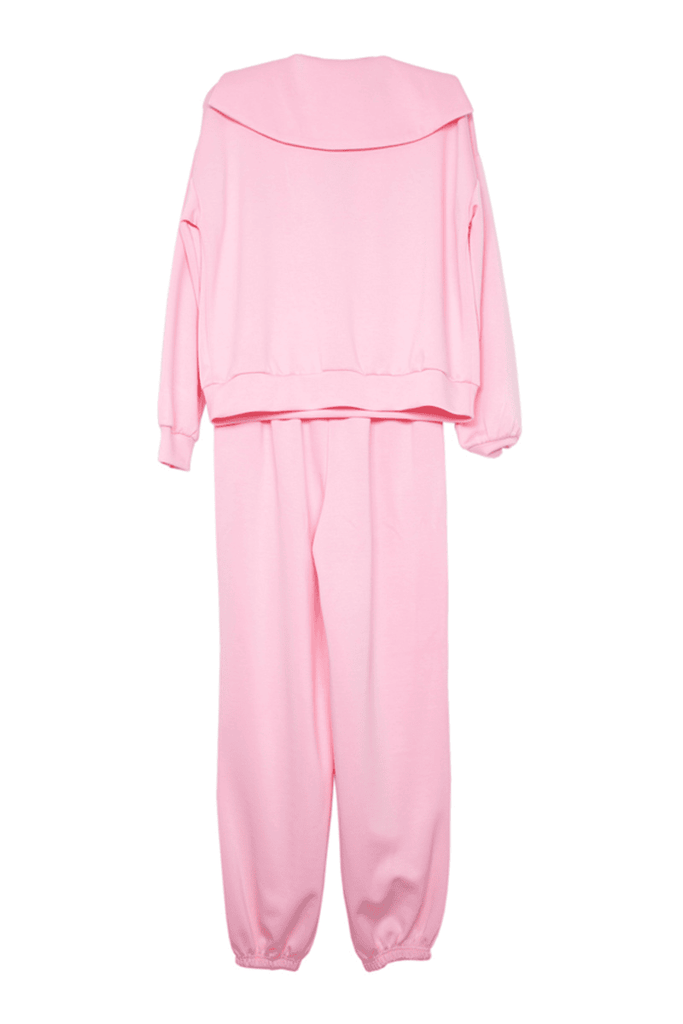 Pink Scuba Pants Set Matching