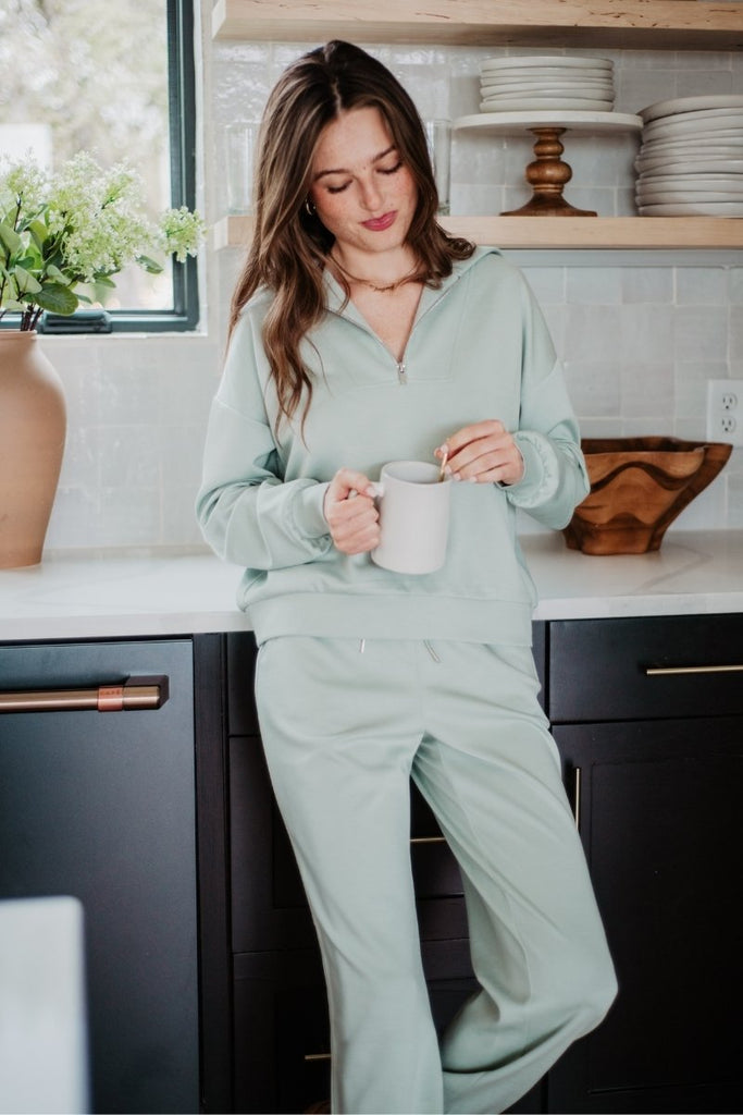 Seafoam Scuba Pants Set