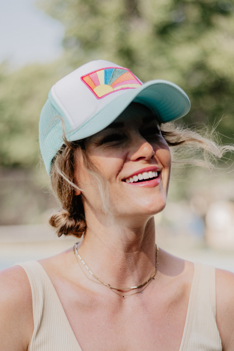 Bursting Sunshine Patch Foam Trucker Hat