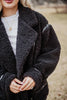 Black Sherpa Teddy Jacket Women's - Katydid.com