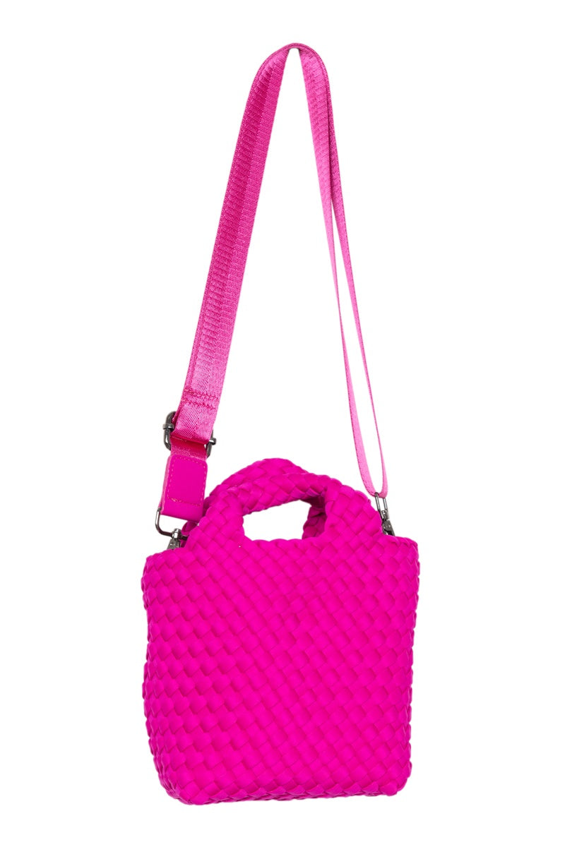Fuchsia Crossbody Bucket Bag - Katydid.com