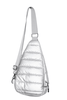 Silver Metallic Women's Sling Bag