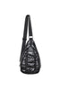 Black Metallic Sling Bag Women
