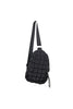 Black Quilted Crossbody Sling Bag