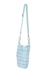 Light Blue Quilted Tumbler Carrier Bag